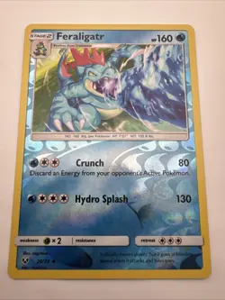 Pokemon TCG Feraligtr 20/73 - English Shining Legends Reverse Holo Raw Card - Image 1