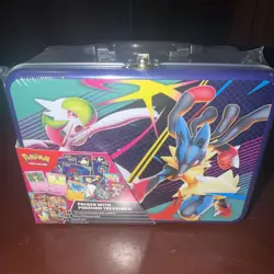Pokemon 2025 Fall Mega Collector Chest Tin Box 6 Booster Packs (Dented tin) - Image 1