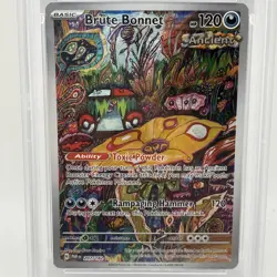 Pokemon Brute Bonnet 207/182 Paradox Rift PSA 9 Full Art Secret Rare - Image 2