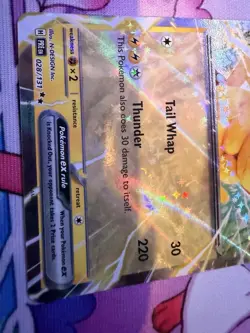 Pokemon TCG Pikachu ex 028/131 Prismatic Evolutions Double Rare Holo 190HP - Image 3