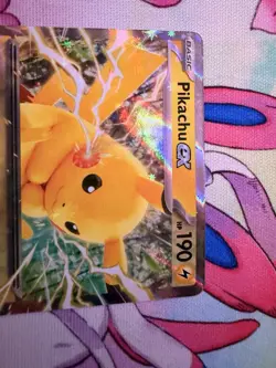 Pokemon TCG Pikachu ex 028/131 Prismatic Evolutions Double Rare Holo 190HP - Image 4