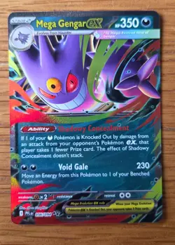 Mega Gengar ex 056/094 | Double Rare | Phantasmal Flames | Pokemon TCG - Image 1