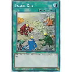 Yu-Gi-Oh Fossil Dig WISU-EN055 Collector's Rare 1st Edition - Image 1