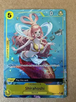 2024 One Piece TCG English PRB-01 OP03-116 Shirahoshi Alt Art Mint/NM - Image 1