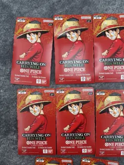 One Piece CCG Carrying On His Will Booster Pack OP13 English 8X Packs SEALED - Image 2