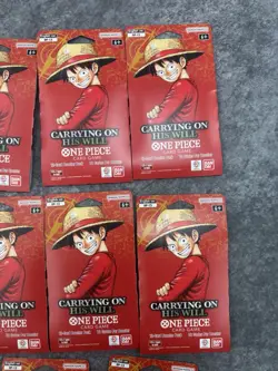 One Piece CCG Carrying On His Will Booster Pack OP13 English 8X Packs SEALED - Image 3