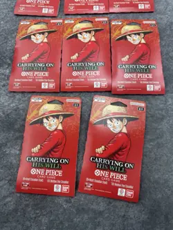 One Piece CCG Carrying On His Will Booster Pack OP13 English 8X Packs SEALED - Image 4