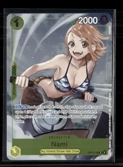 OP15-108 NAMI DASH PACK ENGLISH ADVENTURE ON KAMIS ISLAND ONE PIECE Sleeved & TL - Image 1