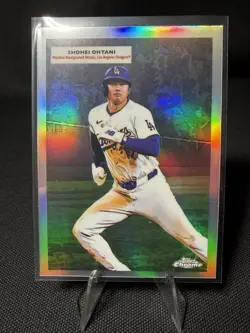 2025 Topps Chrome Platinum #55DH-1 Sandy Koufax / Shohei Ohtani Doubleheaders - Image 1