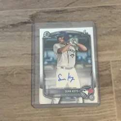 2025 Bowman Chrome Sean Keys 1st Auto #CPA-SK Toronto Blue Jays - Image 1