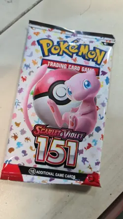 Pokemon TCG Scarlet & Violet 151 Booster Pack 10 Cards English - Image 1