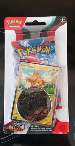 Pokemon TCG Scarlet & Violet Obsidian Flames Sealed Booster Pack - Image 2