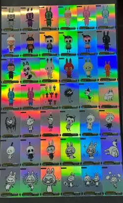 2025 How2Work The Monsters Labubu Series 3 Collectible Trading Card N Silver - Image 1