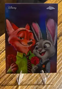 2026 Topps Chrome Disney Zootopia Art Of Disney #AD-9 Original Art SSP - Image 1