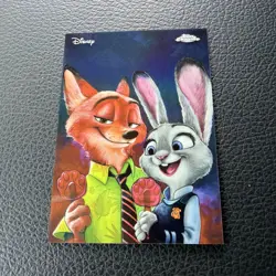 2026 Topps Chrome Disney Art of Disney SSP Zootopia AD-9 by James C. Mulligan - Image 1