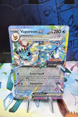 Vaporeon ex - (Prismatic Evolutions Stamp) 023/131 Miscellaneous Cards &... - Image 1