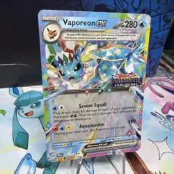 Vaporeon ex - (Prismatic Evolutions Stamp) 023/131 Miscellaneous Cards &... - Image 2