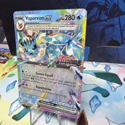 Vaporeon ex - (Prismatic Evolutions Stamp) 023/131 Miscellaneous Cards &... - Image 3