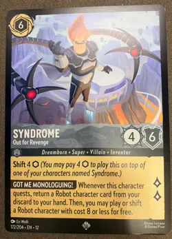 Lorcana TCG - retail kit Woody, Mrs Incredible, Syndrome Oversized cards/poster - Image 4