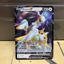 The Pokemon Company Arceus V Swsh09 Brilliant Stars 122/172 Holo V Card Rare Ex - Image 1
