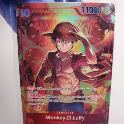 Bandai Monkey.D.Luffy Character Card ST10-006 Promo Rush 11000 Power Foil - Image 4