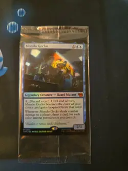 FOIL pre-release Mondo Gecko, TMNT Set (Sealed) - Image 1
