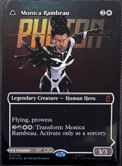 MTG Marvel Super Heroes Monica Rambeau Borderless Foil (Mythic) - Image 1