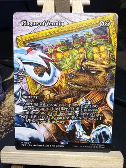 MTG - Plague of Vermin - PZA - M - Borderless - 0007 - Image 1