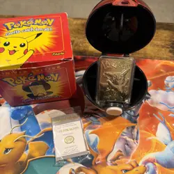 Pokemon Special Edition Pikachu (Burger King 1999) 23 karat Gold-Plated Card #25 - Image 1