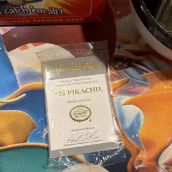 Pokemon Special Edition Pikachu (Burger King 1999) 23 karat Gold-Plated Card #25 - Image 2