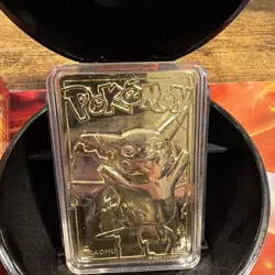 Pokemon Special Edition Pikachu (Burger King 1999) 23 karat Gold-Plated Card #25 - Image 4