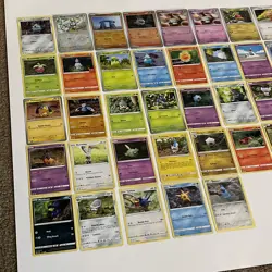 Yuka Morii Art Card Lot of 45 (Clay Pokemon Cards). No Repeats MP-LP-NM - Image 2