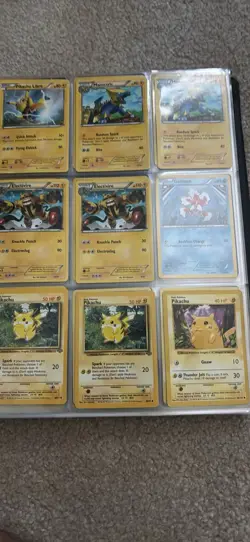 Pokemon TCG 36-Card Lot Binder Page Pikachu Holo/Regular EX GX LV.X - Image 3
