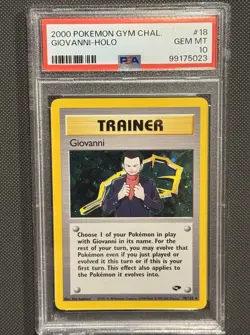 2000 Pokemon Gym Challenge Giovanni Holo PSA 10 18/132 Gem Mint - Image 2