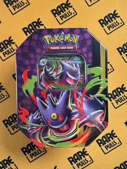 Sealed - Pokemon Mega Moonlight Tin - Mega Gengar - UK - Image 1