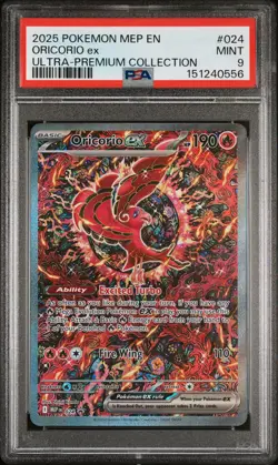 2025 Pokemon MEP Black Star Promos 024 Oricorio ex PSA 9 151240556 - Image 1