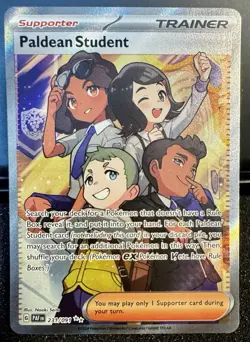 Paldean Student #230 Pokemon Paldean Fates - Image 1