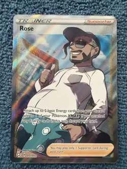Rose 071/072 NM Full Art Ultra Rare Shining Fates Pokemon - Image 1
