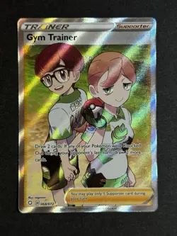 Gym Trainer 068/072 Shining Fates Full Art Trainer Pokemon TCG NM/MINT - Image 1
