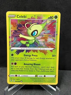 Celebi 009/185 Amazing Rare Vivid Voltage Pokemon Near Mint - Image 1