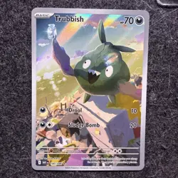Trubbish 140/086 White Flare Illustration Rare Pokemon TCG English - Image 1