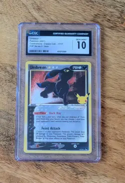 2021 POKEMON CELEBRATIONS UMBREON GOLD ✨ #17 CGC 10 GEM MINT 25 ANNIVERSARY HOLO - Image 1