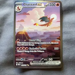 Pokemon TCG Charizard EX 199/165 SIR Scarlet & Violet 151 English - Image 4