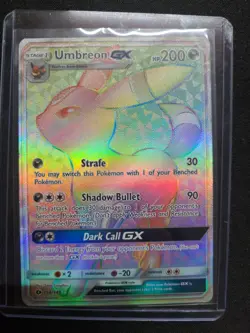 Umbreon GX 154/149 Pokemon Sun & Moon Rare Rainbow - Image 1