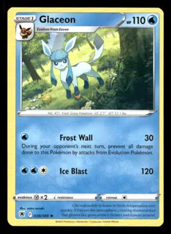 Glaceon 038/189 Astral Radiance NM/M Pokemon - Image 1