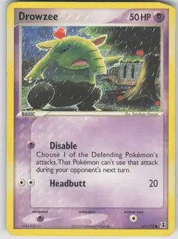 Pokemon TCG Drowzee Common Delta Species 67/113 - Image 1
