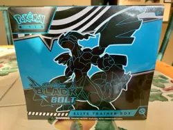 NEW Pokemon TCG Scarlet & Violet Black Bolt Elite Trainer Box ETB - Small Tear - Image 1