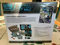 NEW Pokemon TCG Scarlet & Violet Black Bolt Elite Trainer Box ETB - Small Tear - Image 2