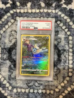 PSA 9 Vaporeon TG02/TG30 Brilliant Stars Trainer Gallery Pokemon 2022 - Image 1