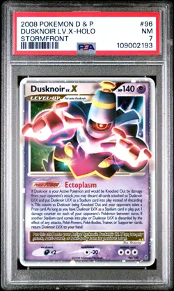 Pokemon Dusknoir LV.X 96/100 - LV X Holo Foil DP Stormfront 2008 - PSA 7 NM - Image 3